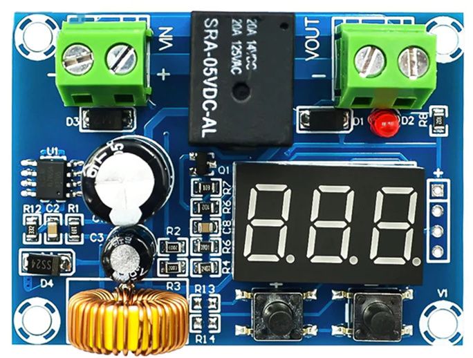 Image of Programozható Akku védő panel 12-36V 10A Info! (IT14566)